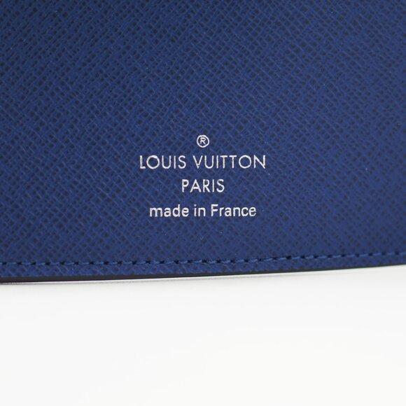 Louis Vuitton Blue Taiga Monogram Cobalt Canvas Multiple Wallet - Picture 3 of 5